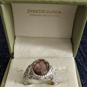 Judith Ripka Purple and Clear Like New Diamonique